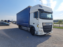 DAF XF 480 MR`18 E6 26.0t FAR Super Space Cab Low Deck Crate truck